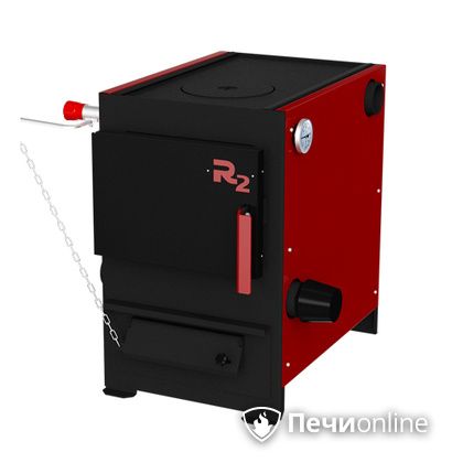 Твердотопливный котел Термокрафт R2 9 кВт конфорка термометр круглый выход в Зеленограде